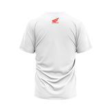 Camiseta para mujer Honda DIS1 RACING blanca